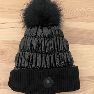 Pajar Orla quilted beanie pom